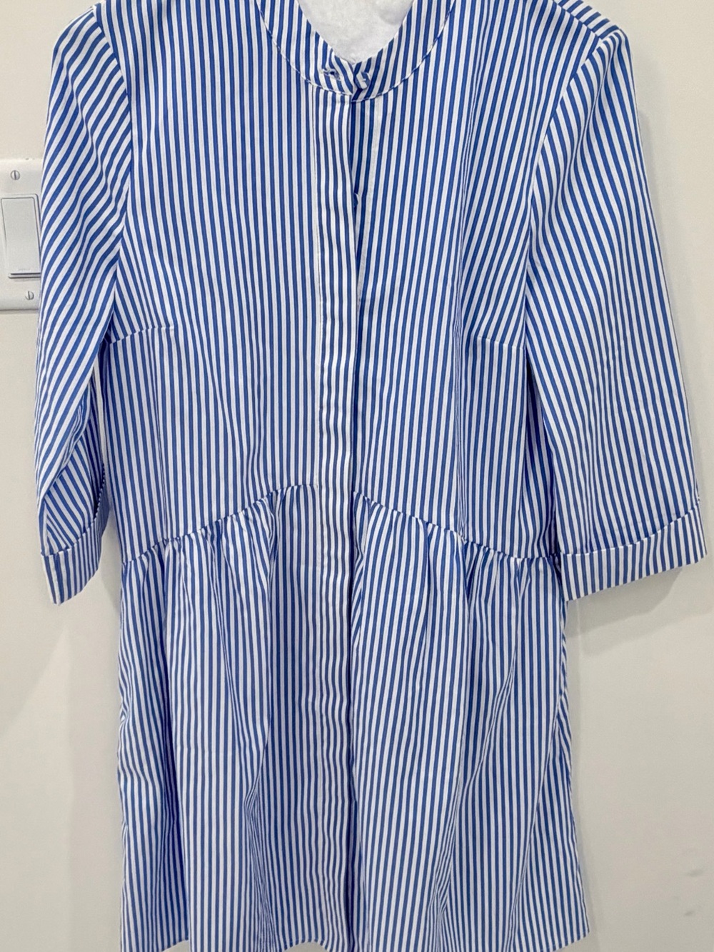 Women’s Blue & White Striped Tuckernuck Royal Shirt Dress